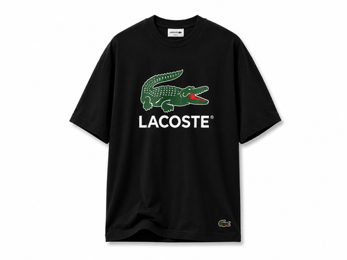 Lacoste Noir – T-shirt Élégant et Intemporel